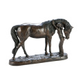 New hot selling products casting bronze horse statue cast jumping sculpture for decor wholesale